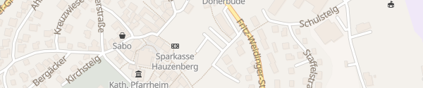 Karte Parkhaus Posthalterweg oberes Parkdeck Hauzenberg