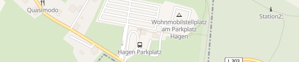 Karte Parkplatz Königsstuhl Sassnitz