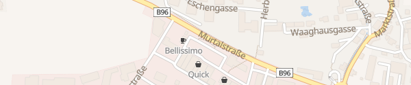 Karte Supercharger Murtalstraße Sankt Michael im Lungau