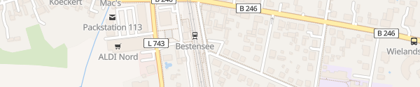 Karte Bahnhof Bestensee