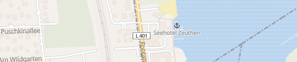 Karte Seehotel Zeuthen Zeuthen