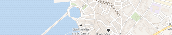 Karte Piazza Grande Izola