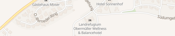 Karte Landrefugium Obermüller Untergriesbach