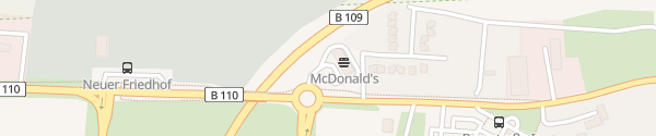 Karte McDonald's Anklam