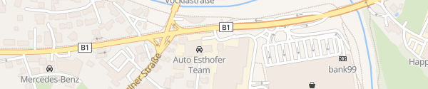 Karte Autohaus Esthofer Vöcklabruck