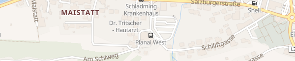 Karte Planai-West Talstation Schladming