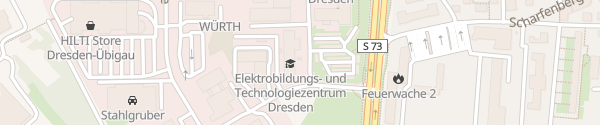 Karte Elektrobildungs- und Technologiezentrum Dresden