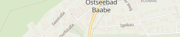 Karte Ostseehotel Baabe Baabe