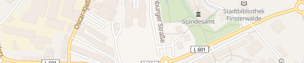 Karte Brandenburger Straße Finsterwalde