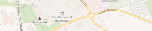 Karte Stadtwerke Finsterwalde