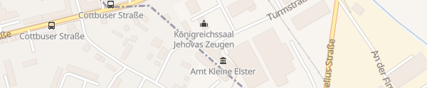 Karte Amt Kleine Elster Massen-Niederlausitz