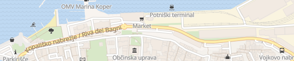 Karte Potniški terminal Koper