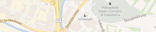 Karte Vinakoper Koper