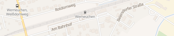 Karte Bahnhof Werneuchen