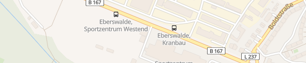 Karte Freizeitbad baff Eberswalde