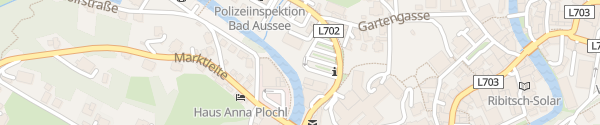 Karte Parkplatz Altausseer Straße Bad Aussee