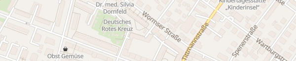 Karte Wormser Straße Dresden