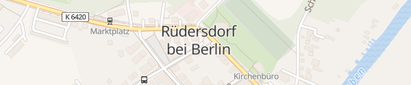 Karte Puschkinstraße Rüdersdorf bei Berlin