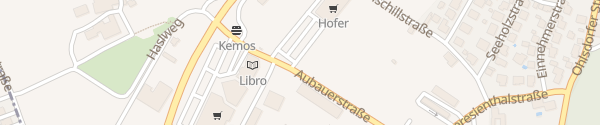Karte HOFER Aubauerstraße Gmunden