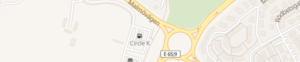 Karte Circle K Malmörondellen Ystad