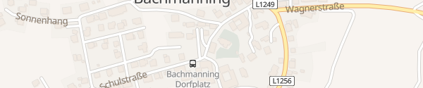 Karte Dorfplatz Bachmanning