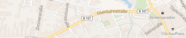 Karte Eisenbahnstraße Eberswalde