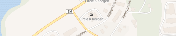 Karte Circle K Korgen