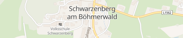 Karte Gemeindeamt Schwarzenberg am Böhmerwald
