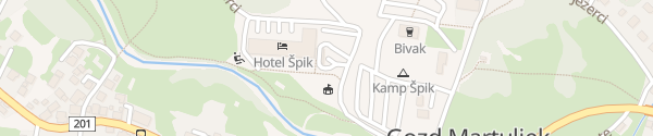 Karte Hotel Špik Gozd Martuljek