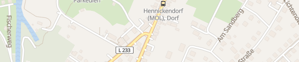 Karte Bürgerhaus Hennickendorf Rüdersdorf bei Berlin