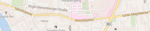 Karte Kelag Ladesäule am LKH Villach