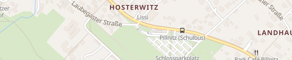 Karte Bushaltestelle Pillnitz Dresden