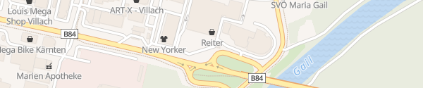 Karte Fachmarktzentrum Maria-Gailer-Straße Villach