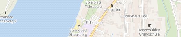 Karte Fichteplatz Strausberg