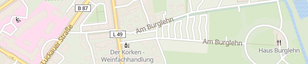 Karte Parkplatz Burglehn Lübben