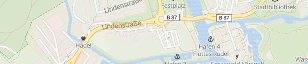 Karte Parkplatz am Kreisel Lübben