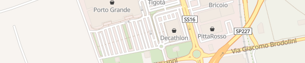 Karte IONITY Centro Commerciale Portogrande San Benedetto del Tronto