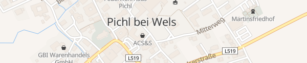 Karte Mittelschule Pichl bei Wels