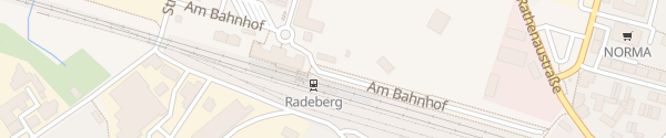 Karte Bahnhof Radeberg