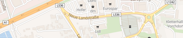 Karte Lidl Vorchdorf