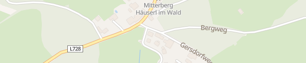 Karte Gemeindeamt Mitterberg Gersdorf