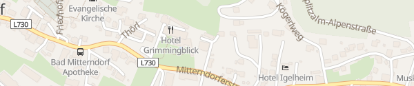 Karte Schönis Landhotel Bad Mitterndorf