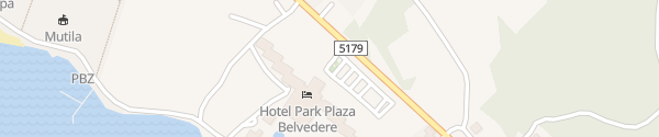 Karte Park Plaza Belvedere Medulin