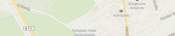Karte Hotel Hansekogge Koserow