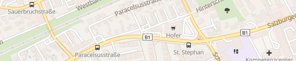 Karte Turmstrom Tankstelle Salzburger Straße Wels