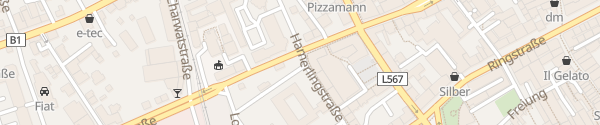 Karte Hamerlingstraße Wels