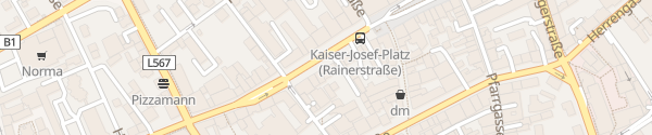 Karte Parkgarage Kaiser Josef Wels