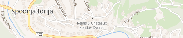 Karte Kendov Dvorec Relais & Châteaux Tesla DeC Spodnja Idrija