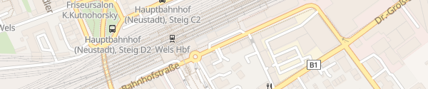 Karte Hauptbahnhof Wels