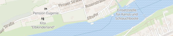 Karte Elbeparkplatz Stadt Wehlen
